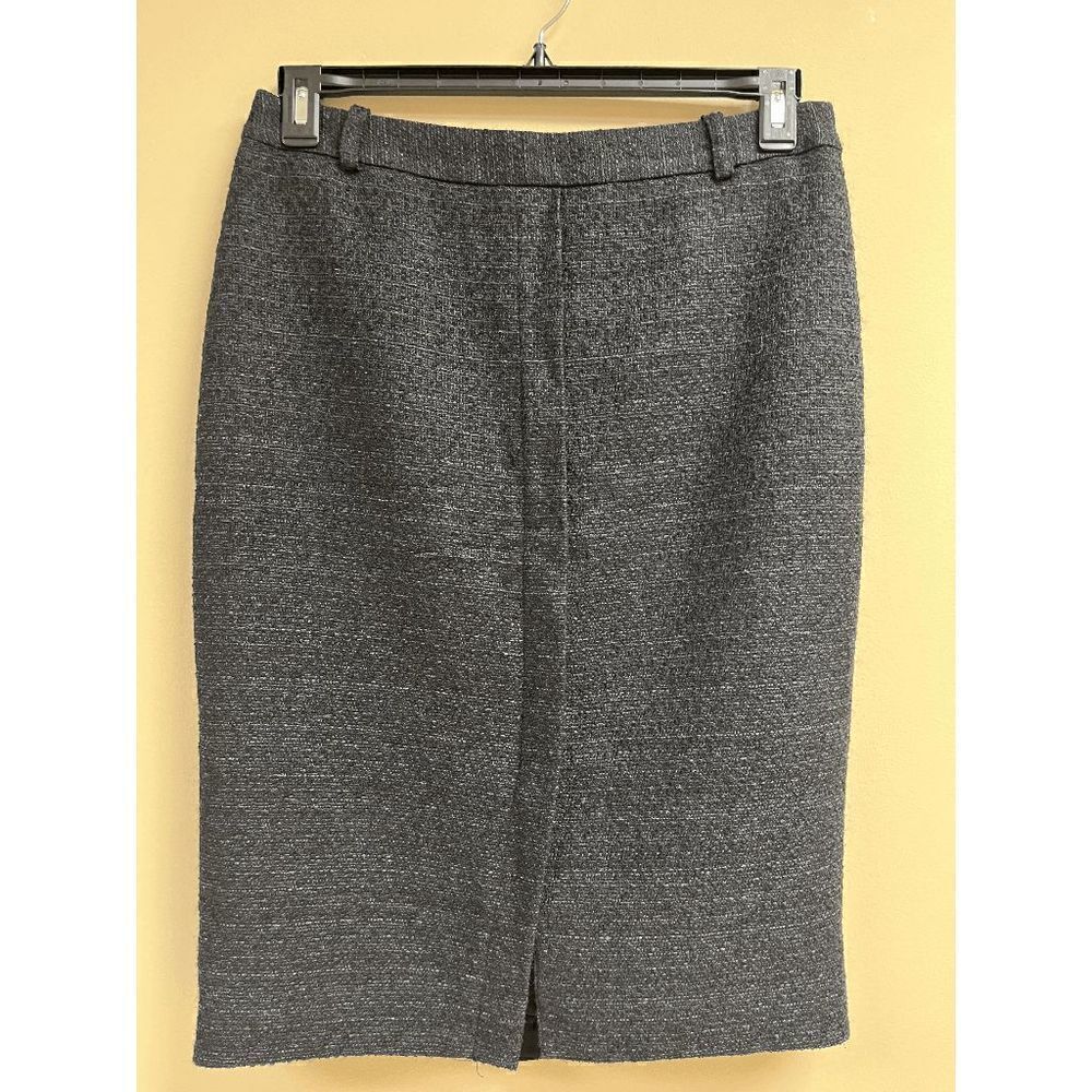 ClassiquesโEntierโWomensย MidโWaistโTweedโPencilโSkirtโBlackโSzโ10